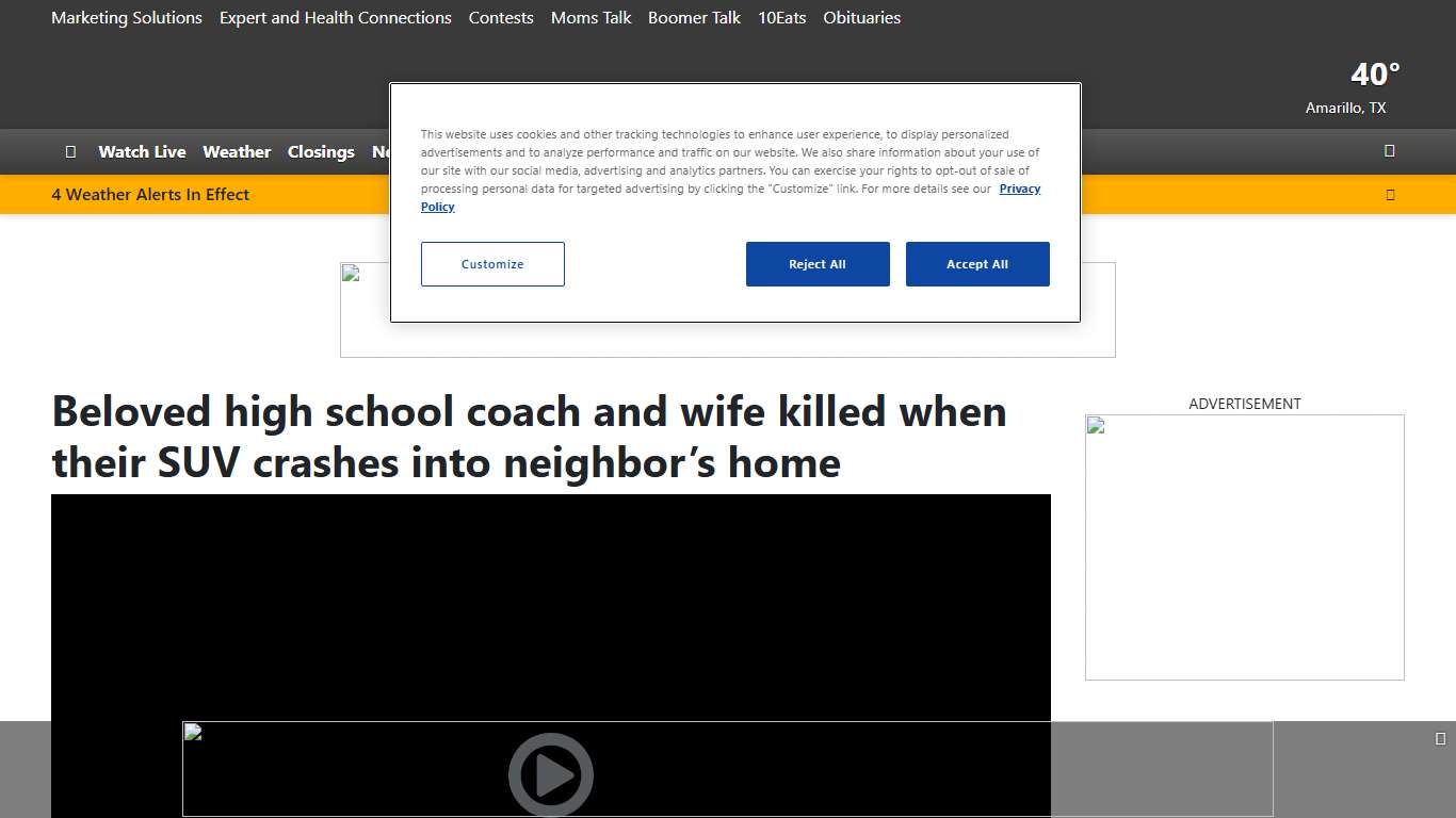 Beloved high school coach and wife killed when their SUV crashes into neighbor’s home