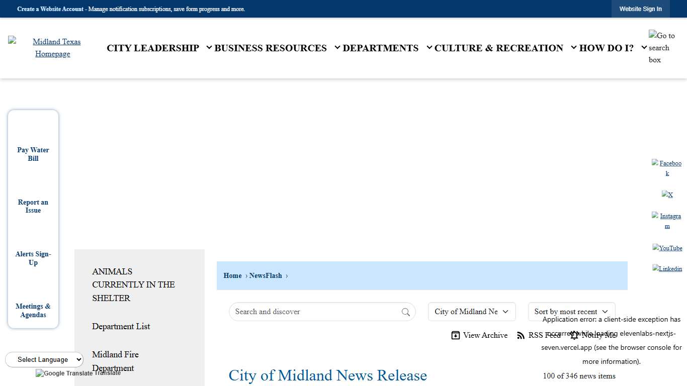 News Flash • Midland, TX